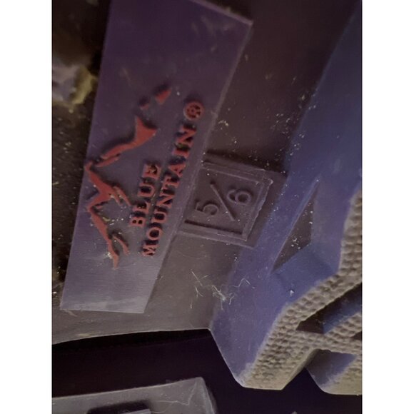 Kids Purple & Pink Rubber Rain Boots‎ Size 5/6 Handles Blue Mountain - Picture 7 of 7